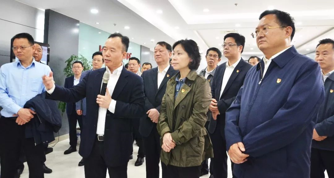 嘉兴市委书记张兵陪同池州市党政代表团一行访问科博达