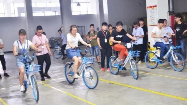 嘉兴公司第一届职工运动会----自行车慢骑比赛