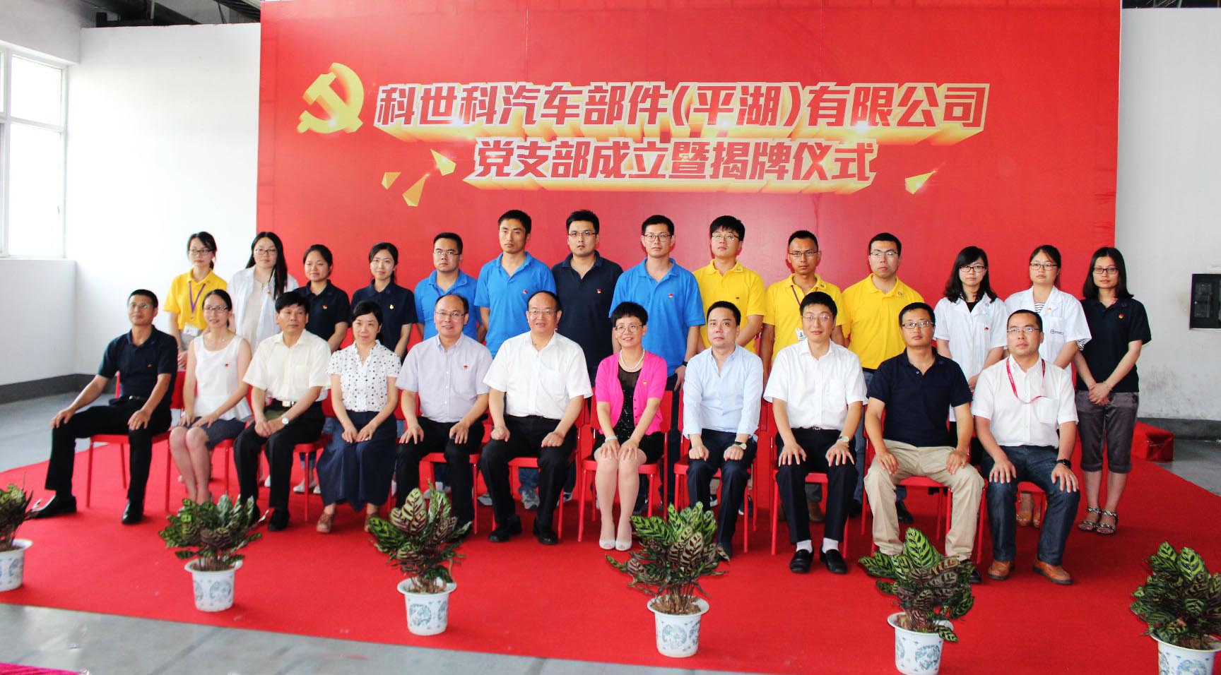 科世科汽车部件（平湖）有限公司党支部成立
